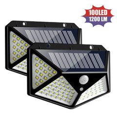 100LED solar wall light - I NOW BUY