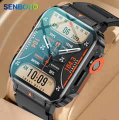 L81 Outdoor Sports Square Smartwatch Answer Call Big Battery Fitness Tracker Waterproof Smartwatch Men For IOS Android - I NOW BUY