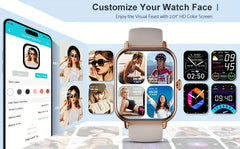 1pc Elegant Smart Watch For Women - Android & IPhone Compatible, AI Voice, Fitness Tracking For 100+ Sports, Wireless Call & Text Alerts - Fashionable Health Accessory - I NOW BUY