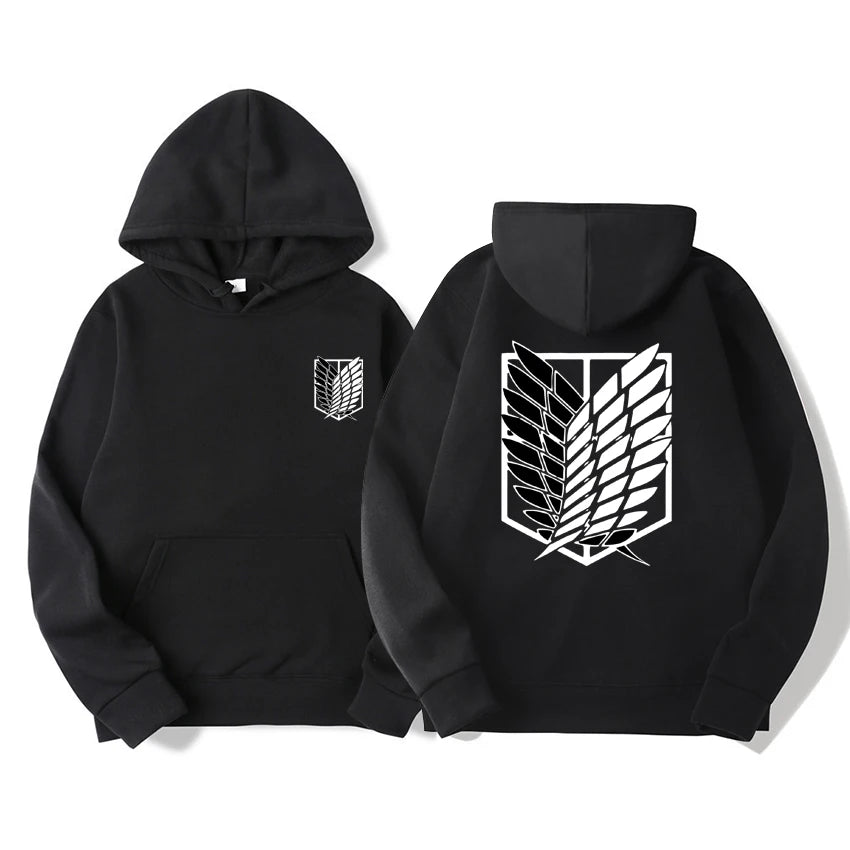 Attack on Titan Anime Hoodie - Unisex Streetwear Pullover - I NOW BUY