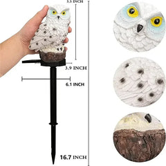 LED Solar Parrot Lawn Light Outdoor Solar Light Owl Animal Pixie Lawn Lamps Ornament Waterproof Lamp Unique Solar Lights - I NOW BUY