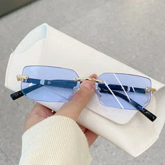 High Definition Blue Light Blocking Rimless Eyeglasses - I NOW BUY