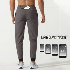 Elastic Men’s Sports Pants for Running, Gym, Fitness - I NOW BUY