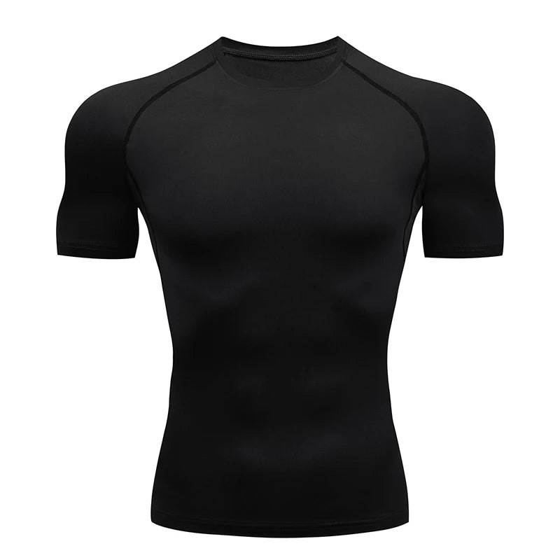 Men's Compression Running Tee Gym Fitness Shirt - I NOW BUY