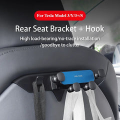 Car Back Seat Headrest Mount Holder For Tesla Model 3/Y/S/3+ 360 Rotation Tablet PC Auto Model3 Highland 2024 Phone Holder Stand - I NOW BUY