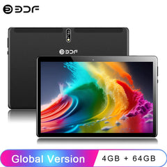 BDF-M107 Global Version 10.1" Tablet Pc Octa Core 4GB RAM 64GB ROM Dual SIM Cards Wifi 3G Phone Call Tablets Google Play 5000mAh - I NOW BUY