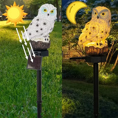 LED Solar Parrot Lawn Light Outdoor Solar Light Owl Animal Pixie Lawn Lamps Ornament Waterproof Lamp Unique Solar Lights - I NOW BUY