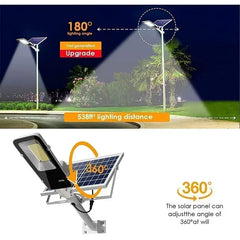 281LED Powerful Solar Light Outdoor Solar Street Light 6000mah Waterproof Automatic Dusk To Dawn Street Light for Garage Garden - I NOW BUY