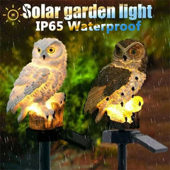 LED Solar Parrot Lawn Light Outdoor Solar Light Owl Animal Pixie Lawn Lamps Ornament Waterproof Lamp Unique Solar Lights - I NOW BUY