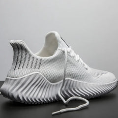 White Men's Sneakers for Walking, Running, Casual Shoes - I NOW BUY