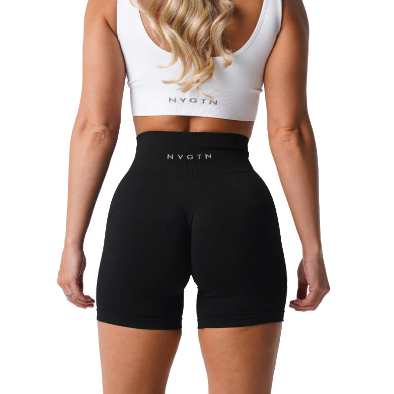 Women's Spandex Seamless Shorts Soft Yoga Fitness Gym Wear - I NOW BUY