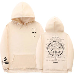 Cactus Jack Oversized Fleece Hoodie Hip Hop Sweatshirt - I NOW BUY