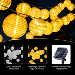 LED Solar Light Waterproof Lantern Fairy Lights Solar Power Lamp For Outdoor Garland Patio Garden Christmas Light Decor - I NOW BUY