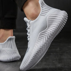 White Men's Sneakers for Walking, Running, Casual Shoes - I NOW BUY