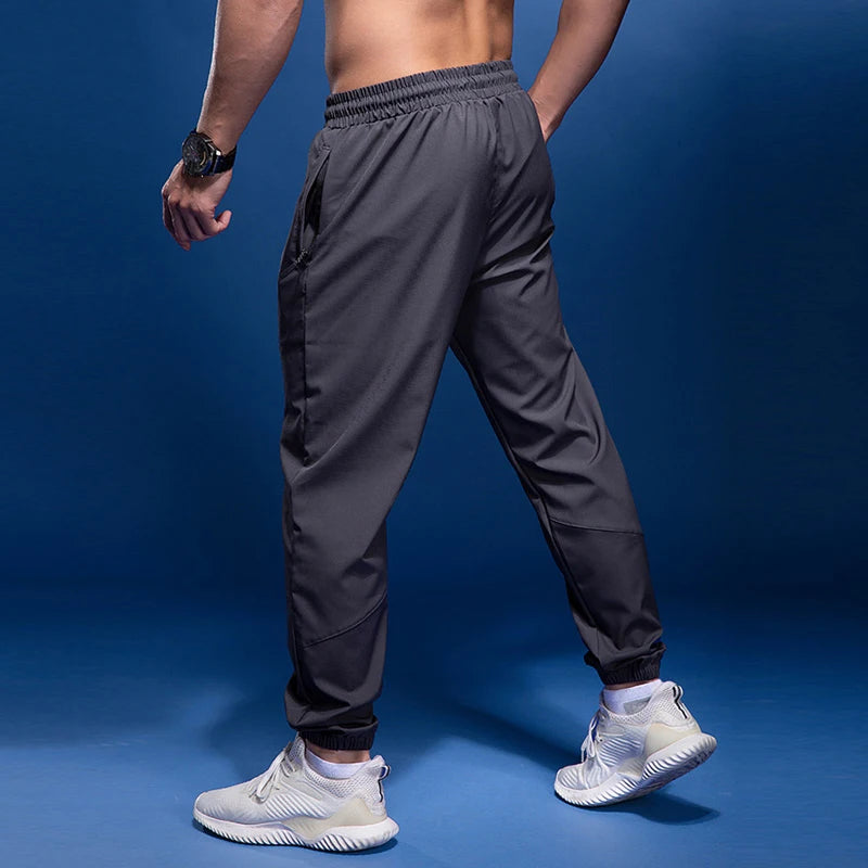 Men's Running Pants with Zipper Pockets for Sports - I NOW BUY