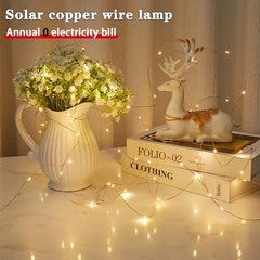 32m/22m/12m/7m LED Solar Light String Outdoor Waterproof Copper Wire Light Garden Wedding Fairy Lamp Christmas Decorative Light - I NOW BUY