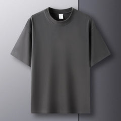 Men's Premium Cotton Summer Round-Neck Breathable T-Shirt - I NOW BUY