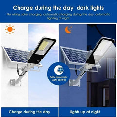 281LED Powerful Solar Light Outdoor Solar Street Light 6000mah Waterproof Automatic Dusk To Dawn Street Light for Garage Garden - I NOW BUY