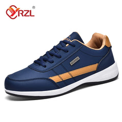 Men's Waterproof Leather Sports Sneakers for Walking - I NOW BUY